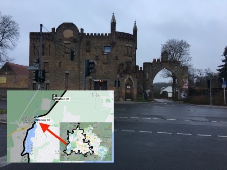 119 Border between Berlin and Brandenburg, over there "The Wall"